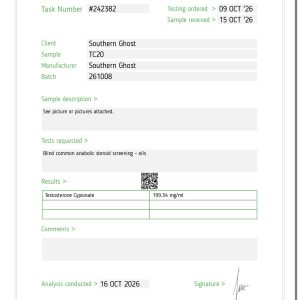 Test Cypionate 200 (lab tested)